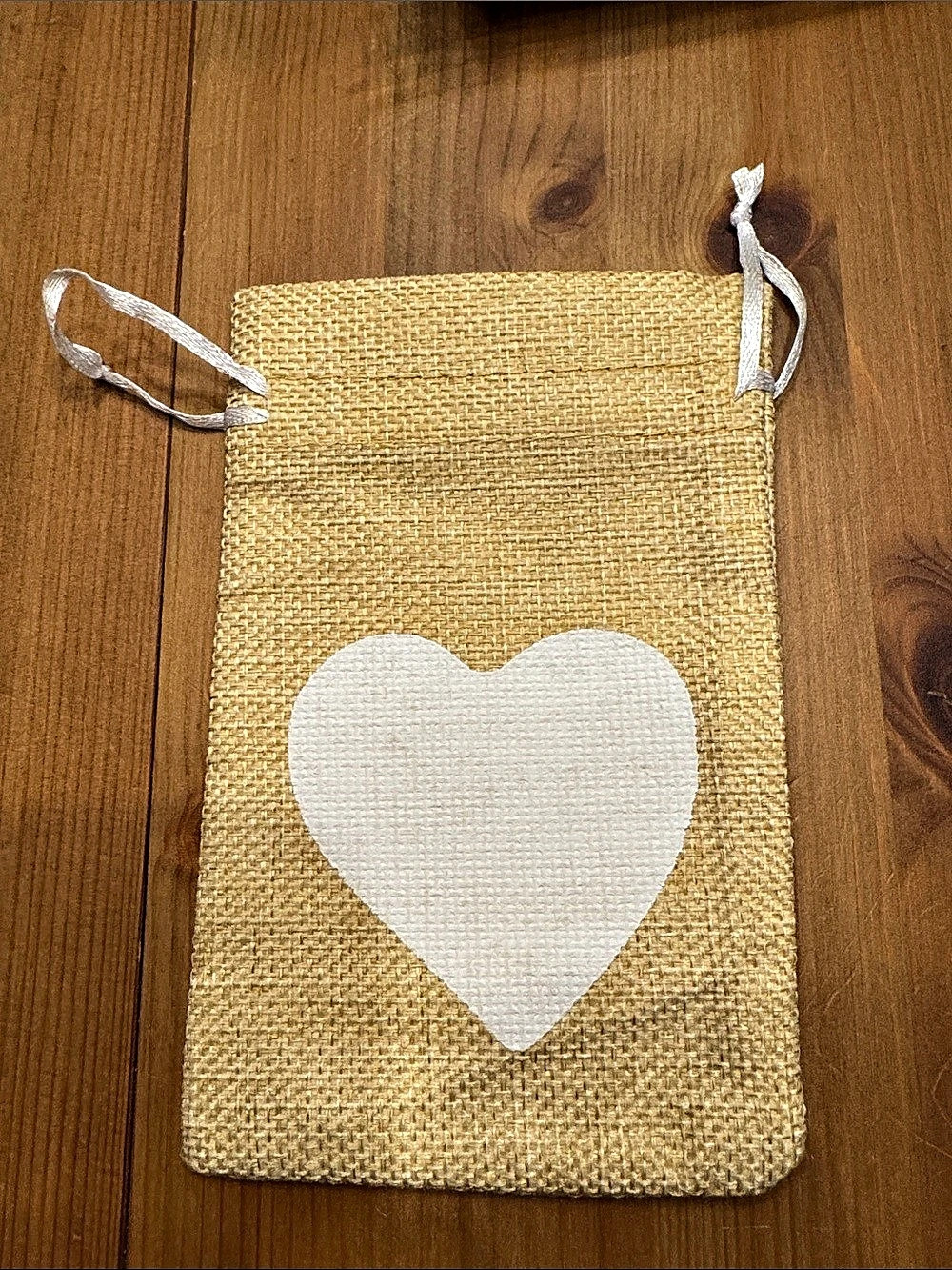 Burlap favor bags NWT